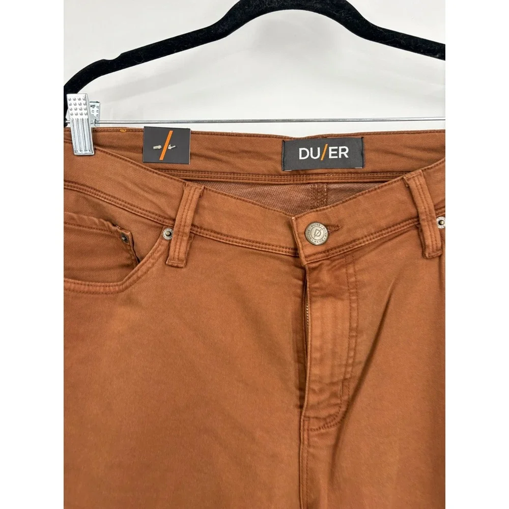 DU/ER Performance Denim N2X Slim Fit Pants Brown 38x34 NEW